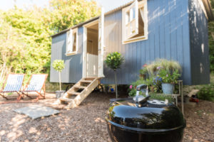 Glamping, self-catering, holiday accommodation, shepherd's hut, Wells-next-the-Sea, North Norfolk